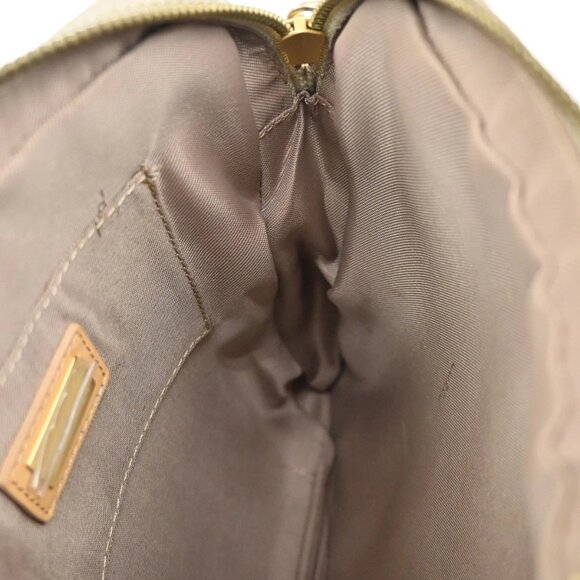 FENDI Logo Zucca Pattern Shoulder Bag Canvas Leather Beige GHW Italy 65YH781 - Picture 10 of 13